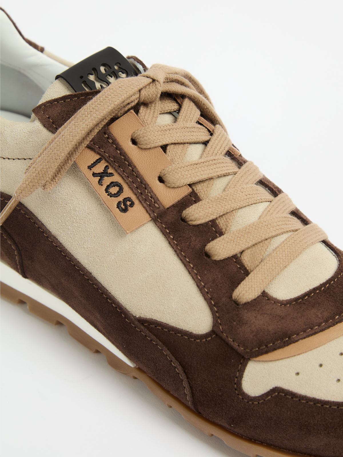 IXOS Sneakers in pelle MARRONE+BEIGE+MARRONE