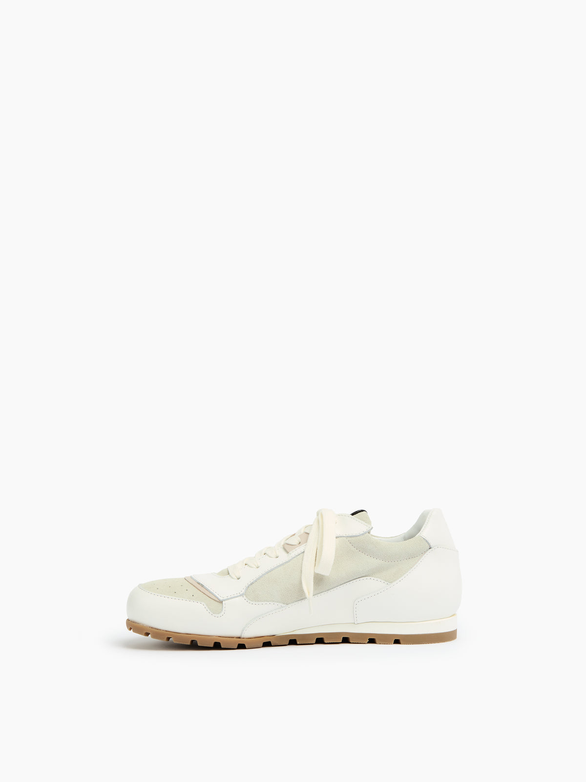 IXOS Sneaker in pelle BIANCO+BEIGE+BEIGE