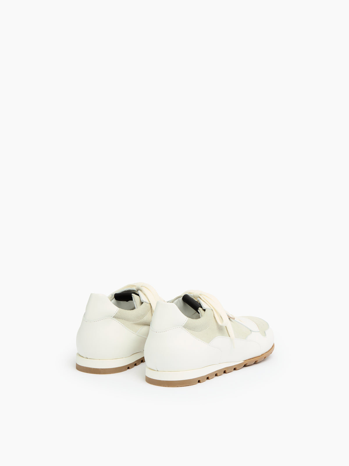 IXOS Sneaker in pelle BIANCO+BEIGE+BEIGE