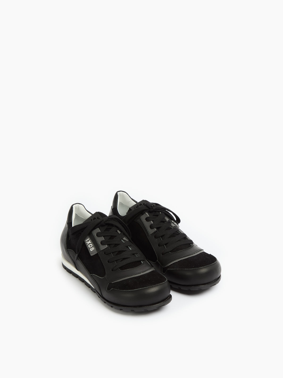 IXOS Sneaker in pelle NERO+NERO+NERO