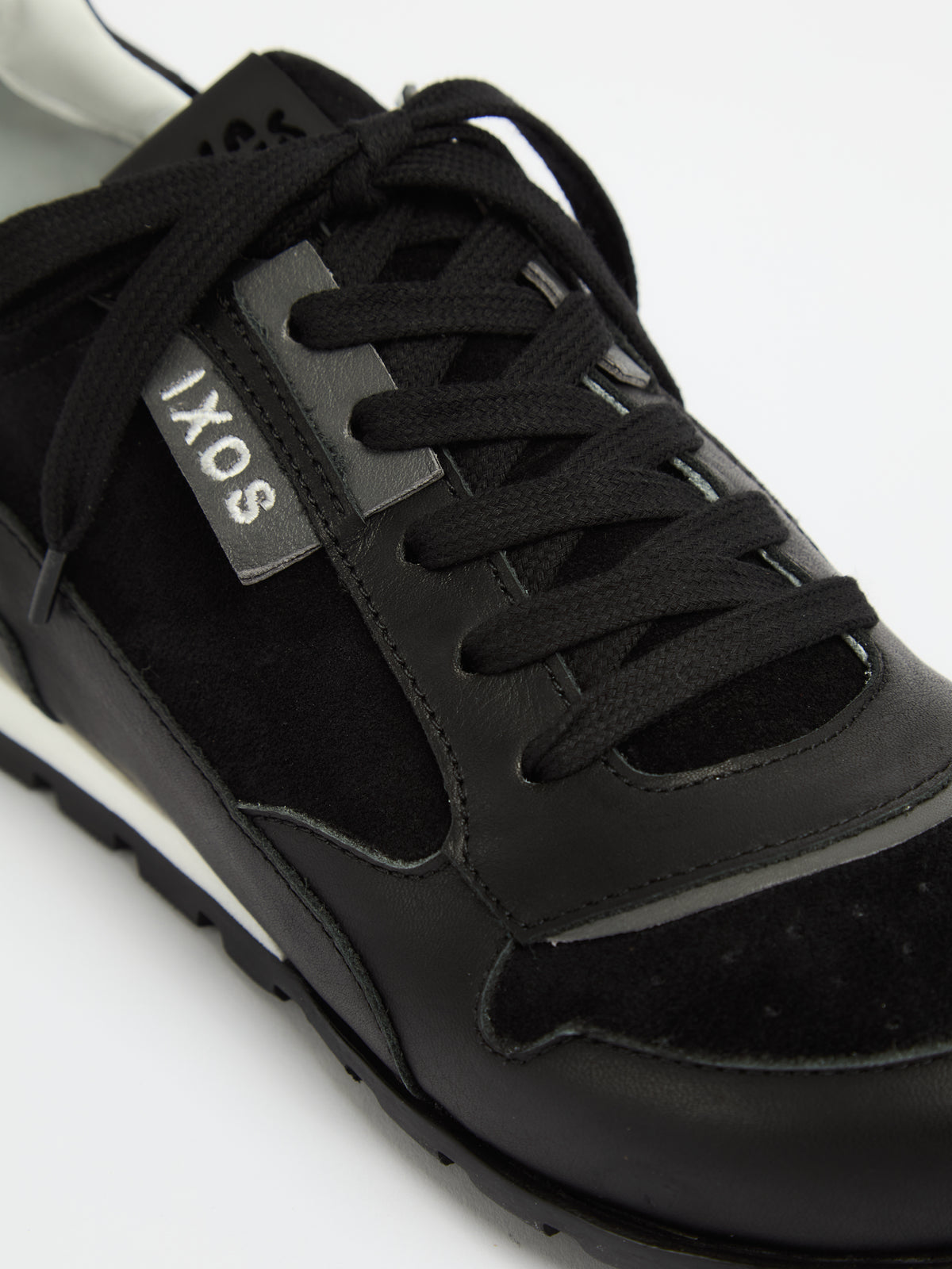 IXOS Sneaker in pelle NERO+NERO+NERO