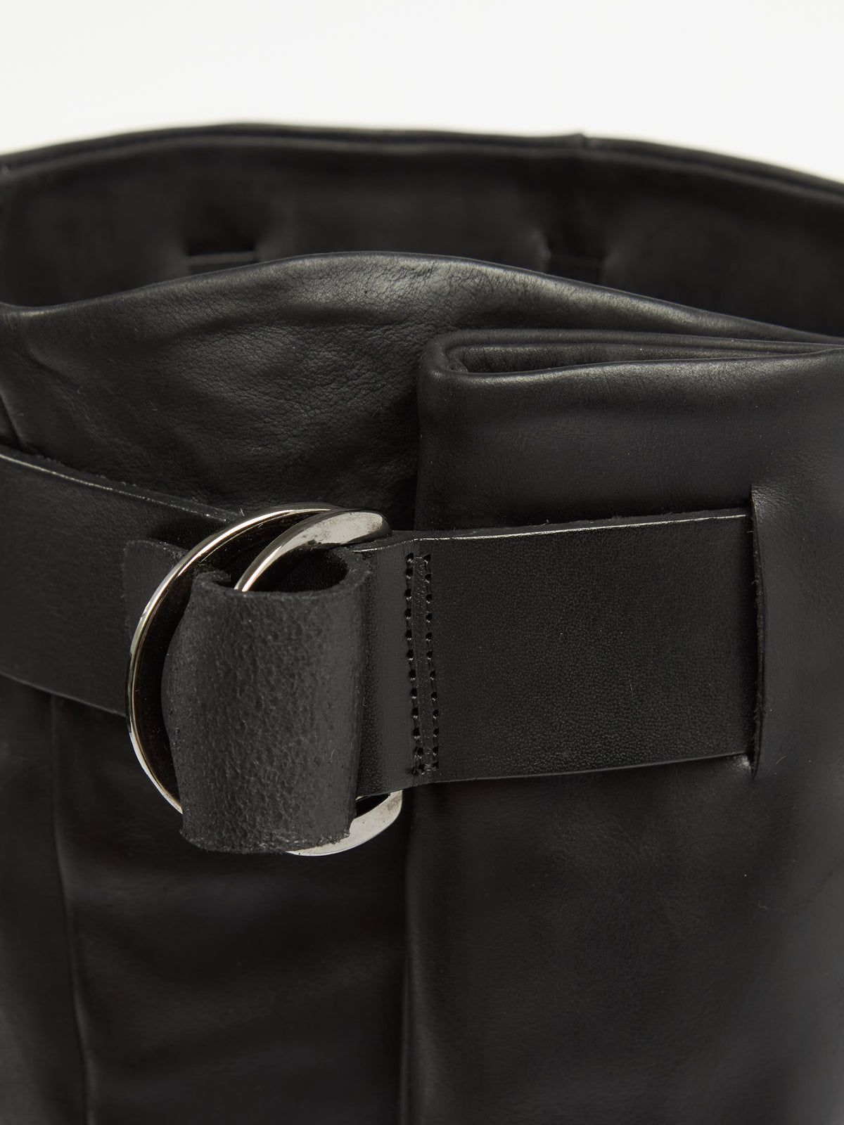 IXOS Stivale alto con cinturino NERO+NERO