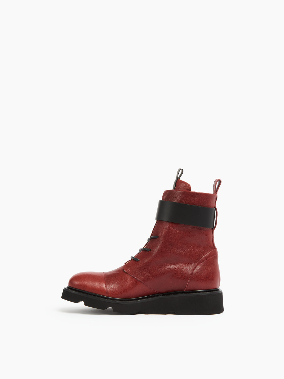 IXOS Combat Boots ROSSO+NERO