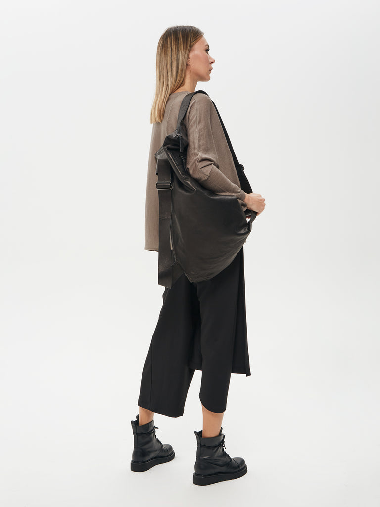 IXOS Sacca in pelle NERO