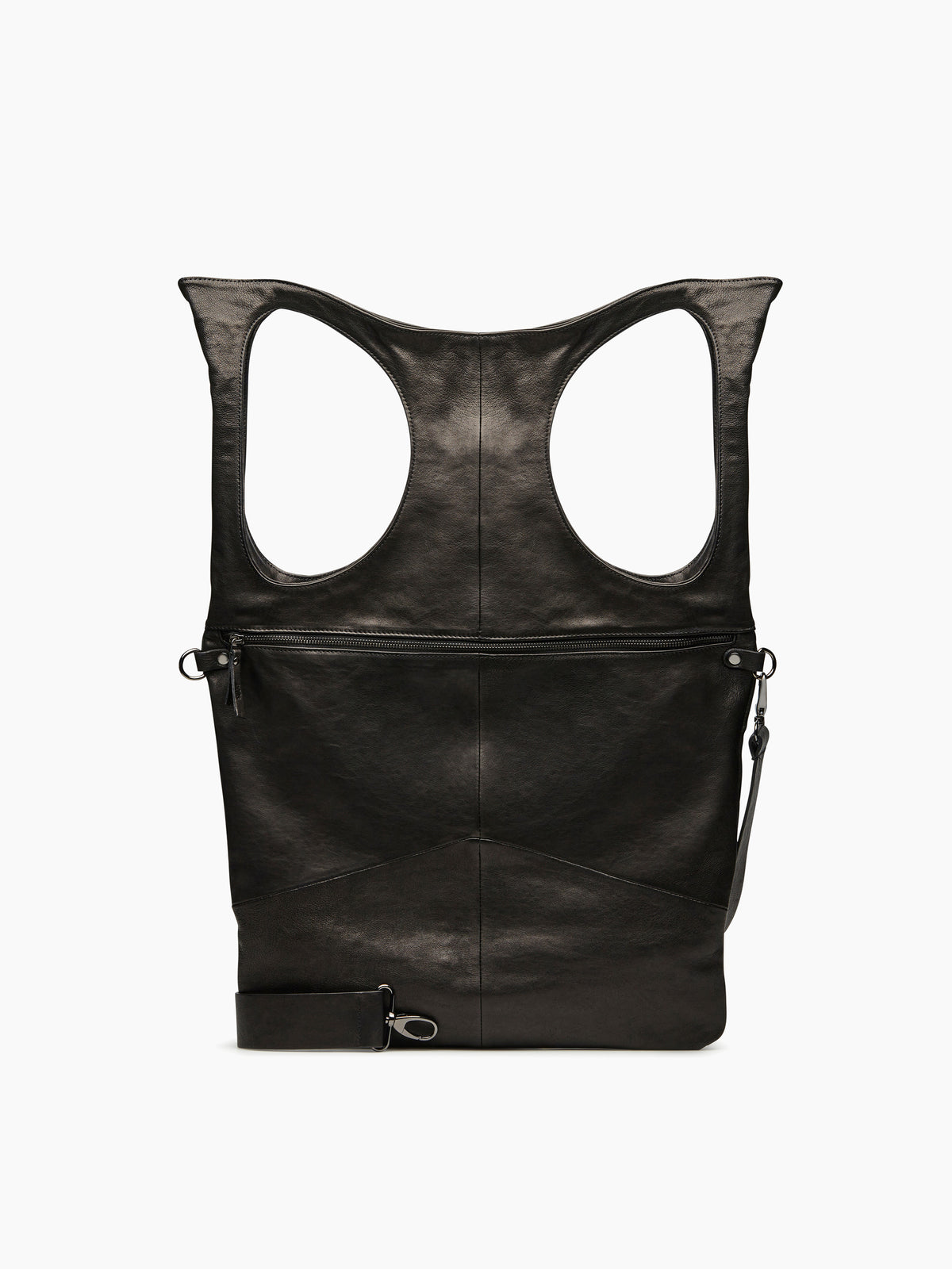 IXOS Borsa Zaino in pelle NERO