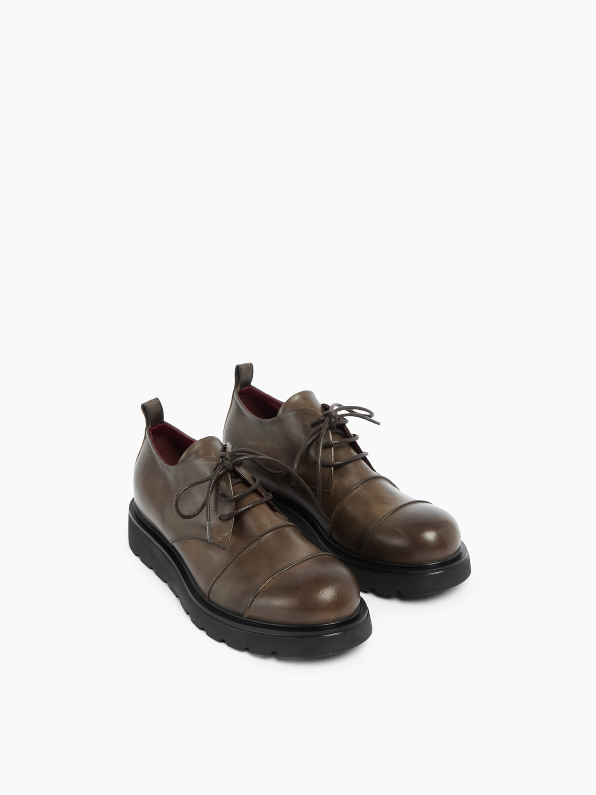 IXOS Derby con carrarmato MARRONE