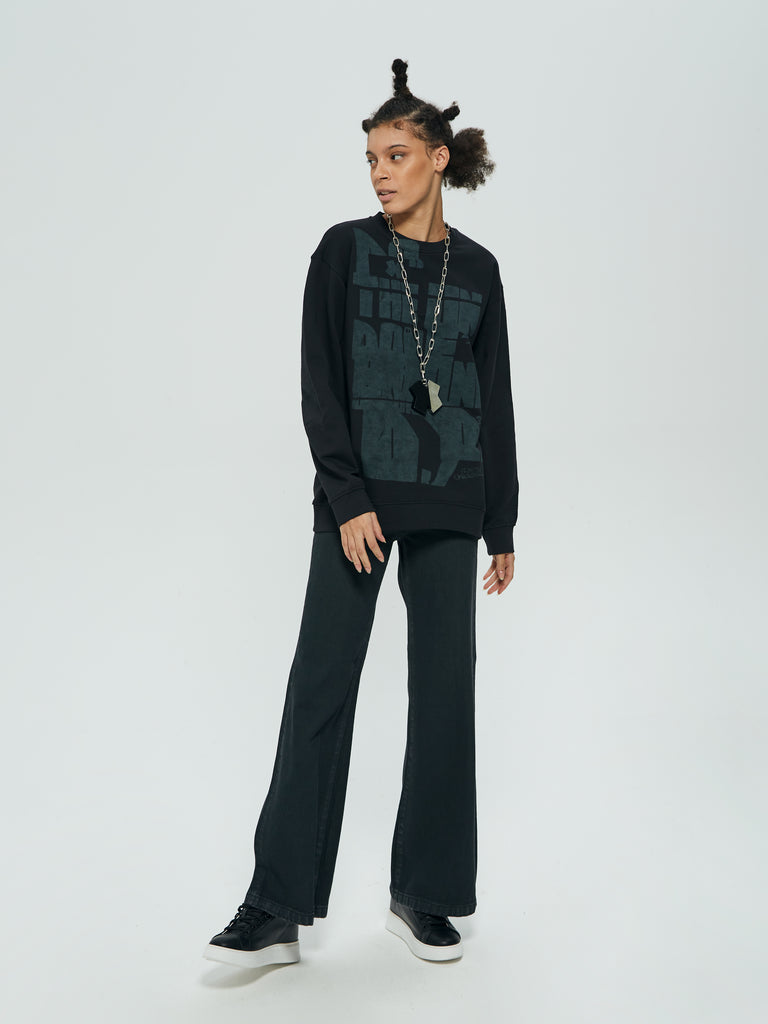 IXOS Jeans a zampa NERO