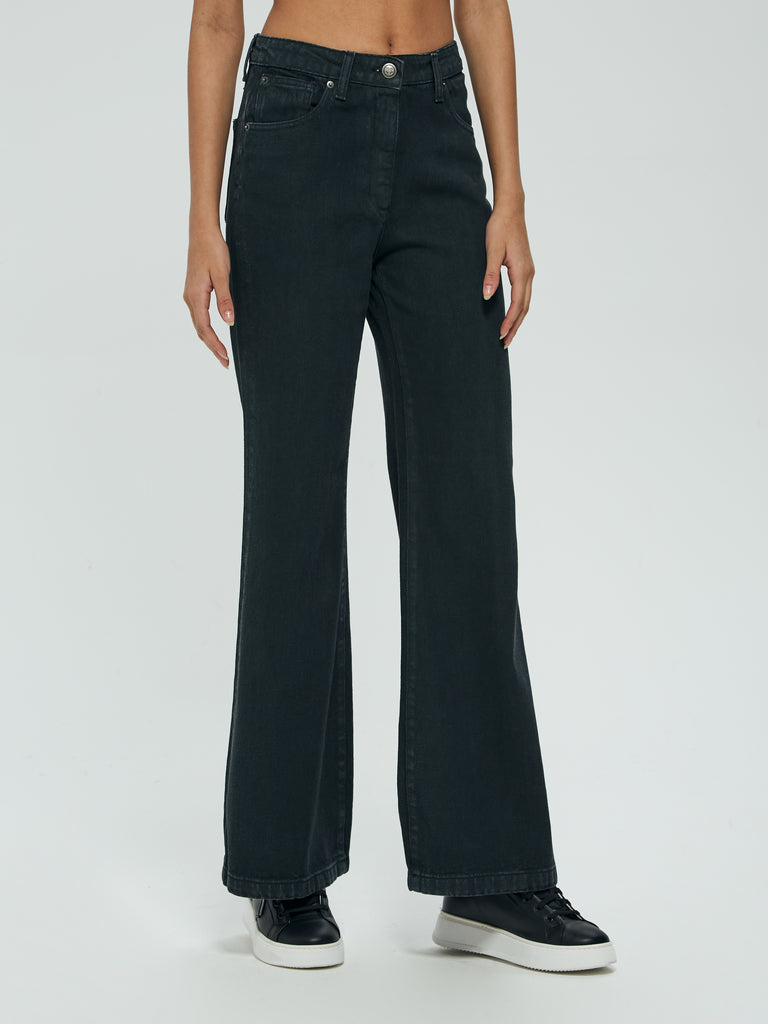 IXOS Jeans a zampa NERO