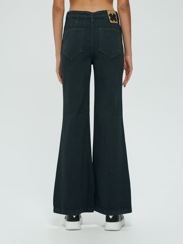 IXOS Jeans a zampa NERO