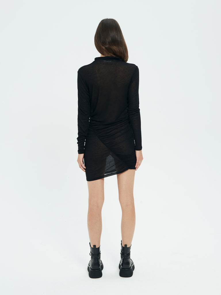 IXOS Maglia lunga in jersey  NERO