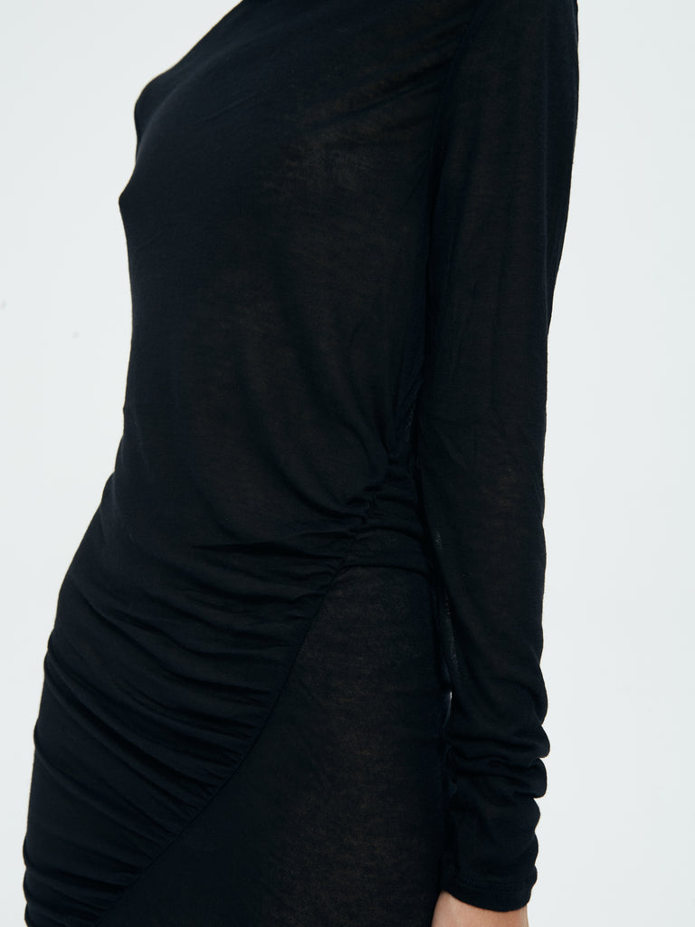 IXOS Maglia lunga in jersey  NERO