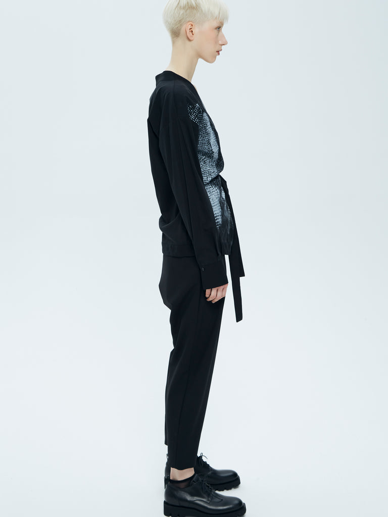 IXOS Camicia kimono NERO