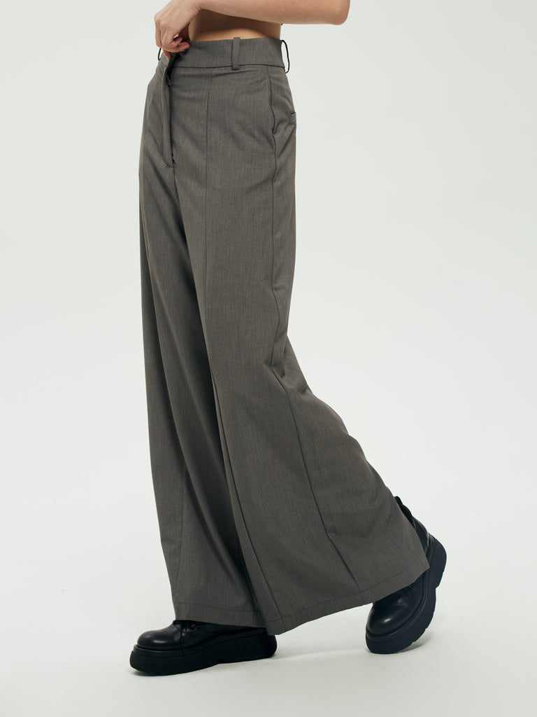 IXOS Pantalone a palazzo GRIGIO