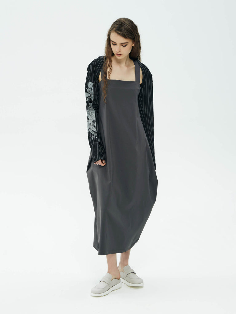IXOS Abito con maxi tasche NERO