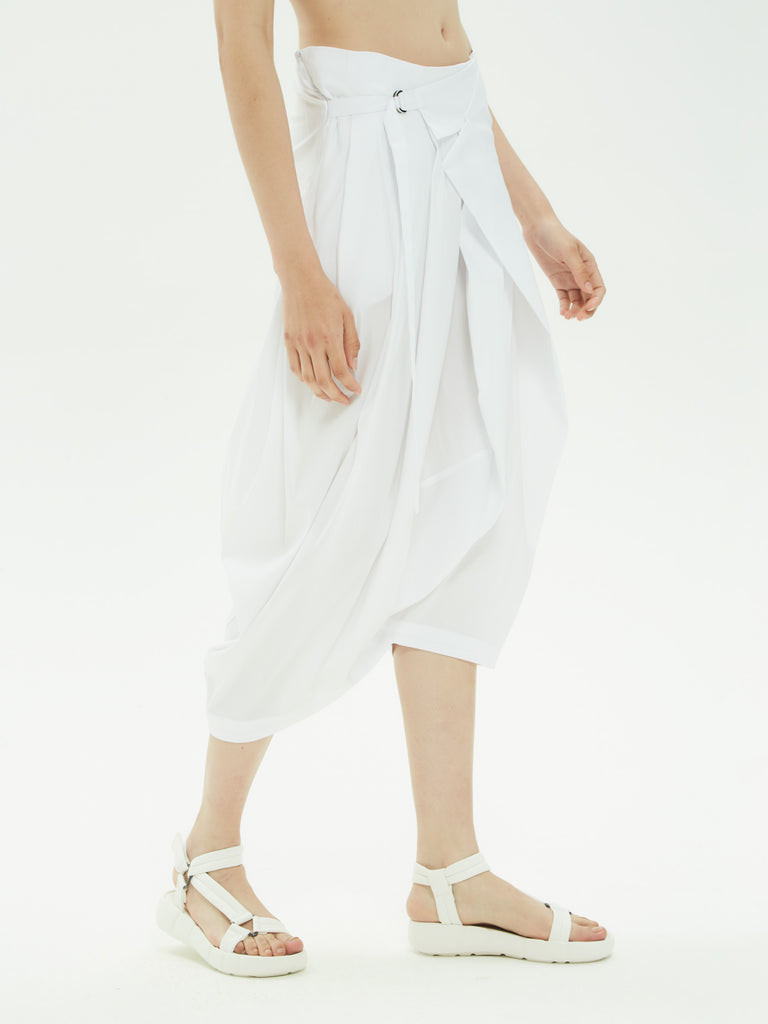 IXOS Pantalone harem BIANCO