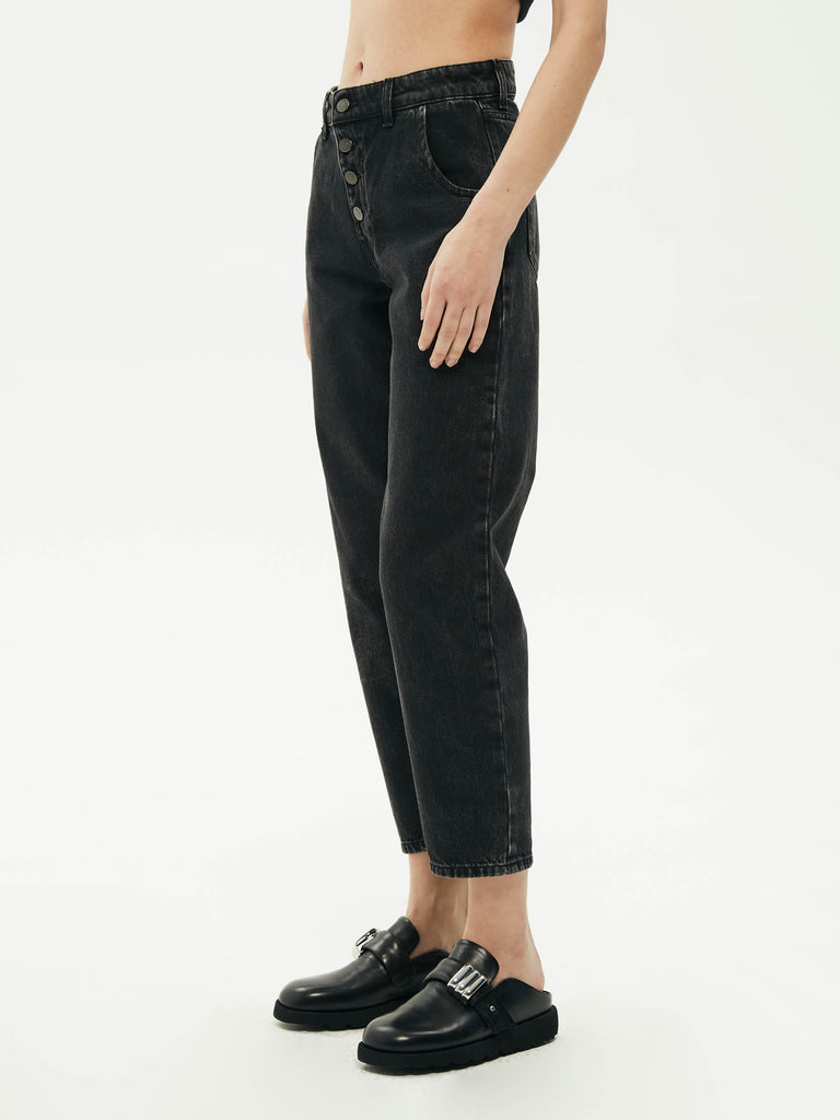 IXOS Jeans con bottoni NERO