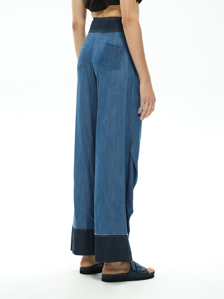 IXOS Pantalone Denim CELESTE