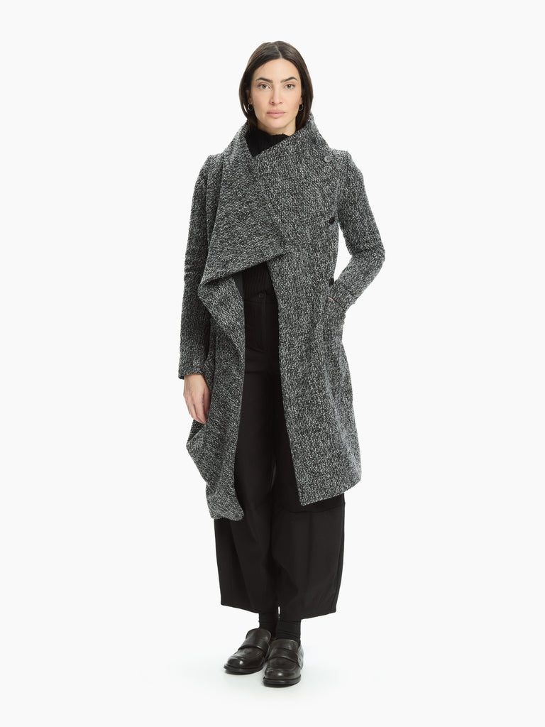 IXOS Cappotto con design asimmetrico GRIGIO