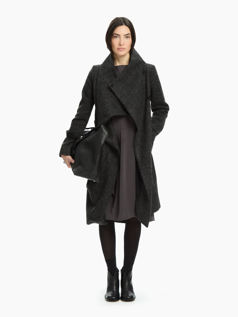 IXOS Cappotto con design asimmetrico GRIGIO