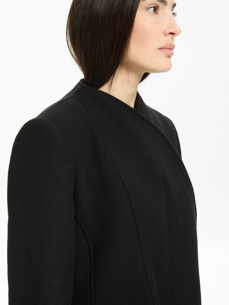 IXOS Cappotto con chiusura incrociata NERO