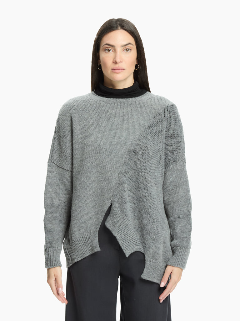 IXOS Maglia con dettagli irregolari GRIGIO