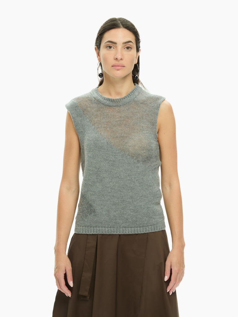 IXOS Top in maglia GRIGIO