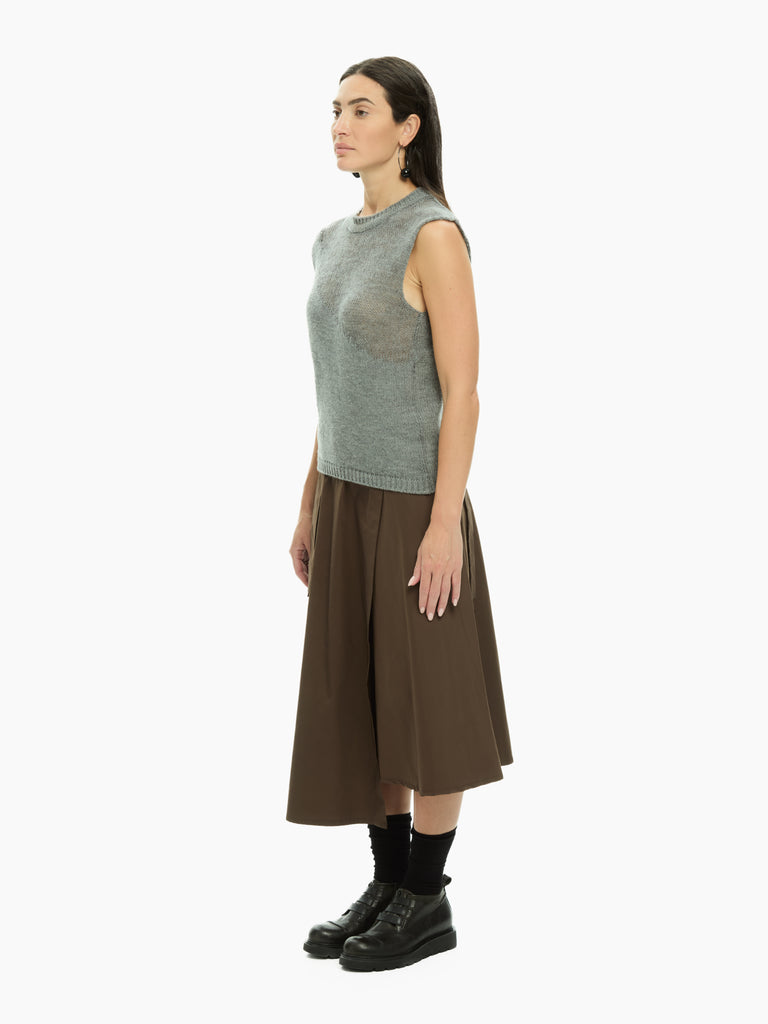 IXOS Top in maglia GRIGIO