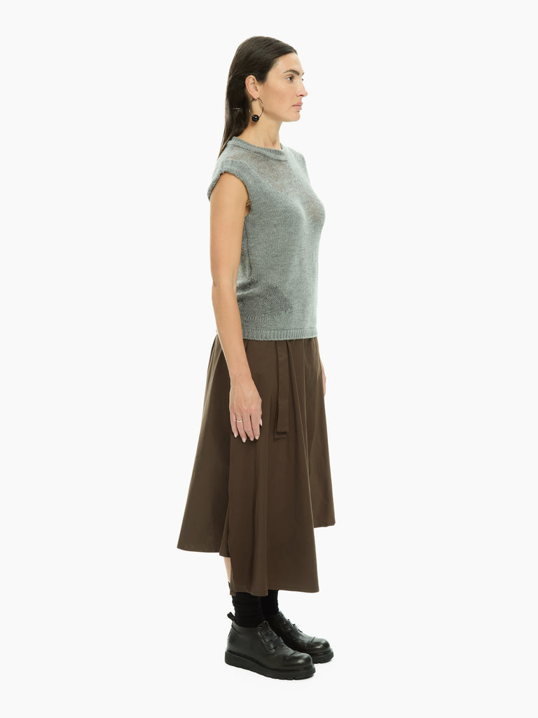 IXOS Top in maglia GRIGIO