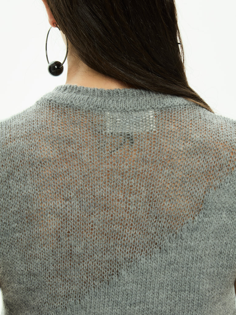 IXOS Top in maglia GRIGIO