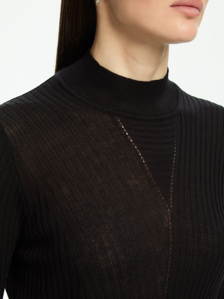 IXOS Maglia a coste NERO