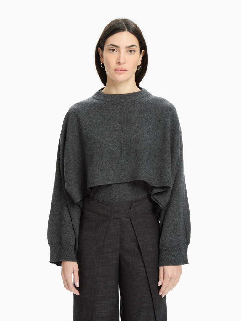 IXOS Mantella con maniche GRIGIO