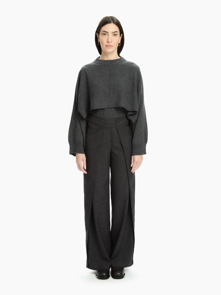 IXOS Mantella con maniche GRIGIO