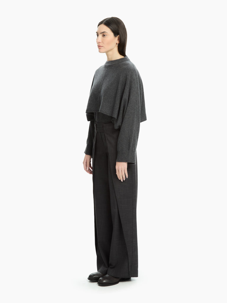 IXOS Mantella con maniche GRIGIO