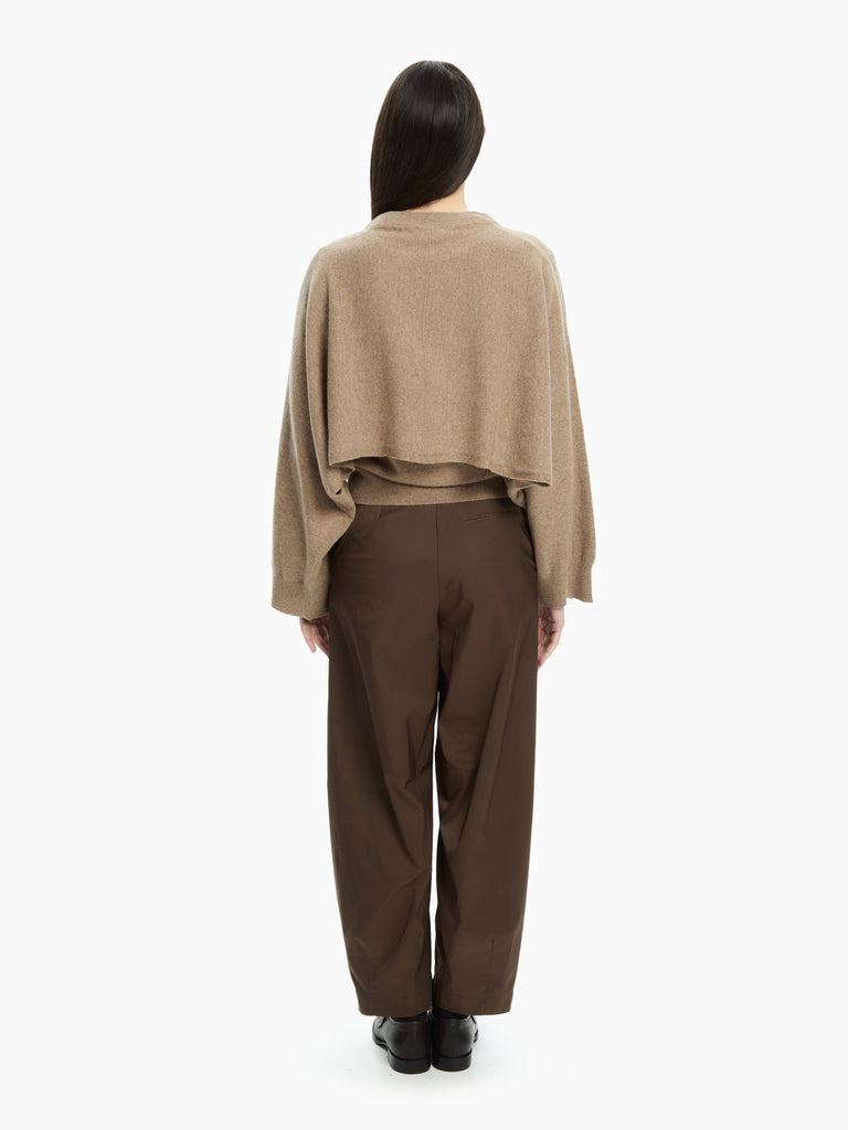 IXOS Mantella con maniche MARRONE