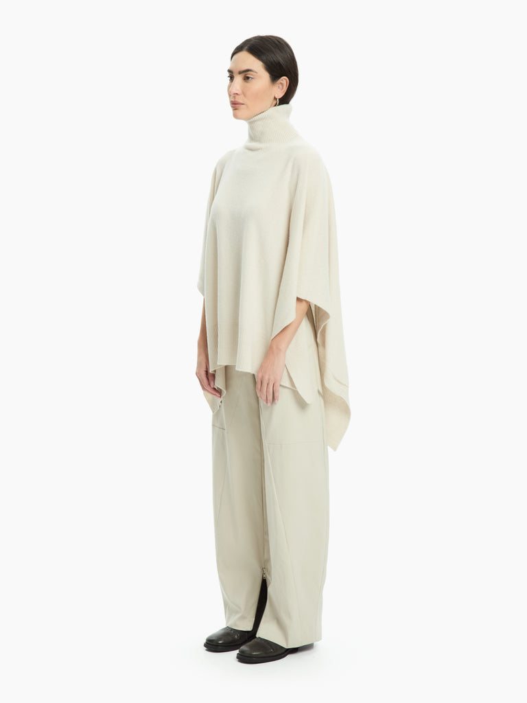 IXOS Poncho dolcevita in maglia