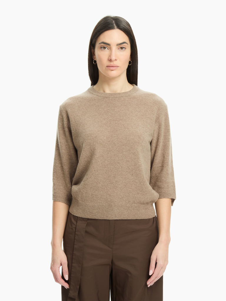 IXOS Maglia con maniche a tre quarti MARRONE