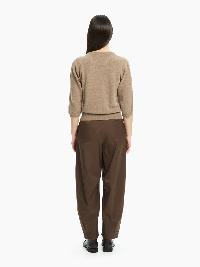 IXOS Maglia con maniche a tre quarti MARRONE