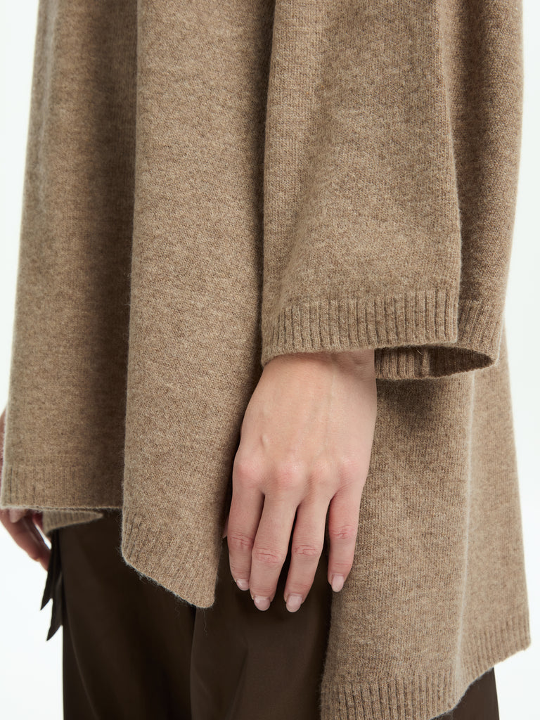 IXOS Maglia con collo a risvolto MARRONE