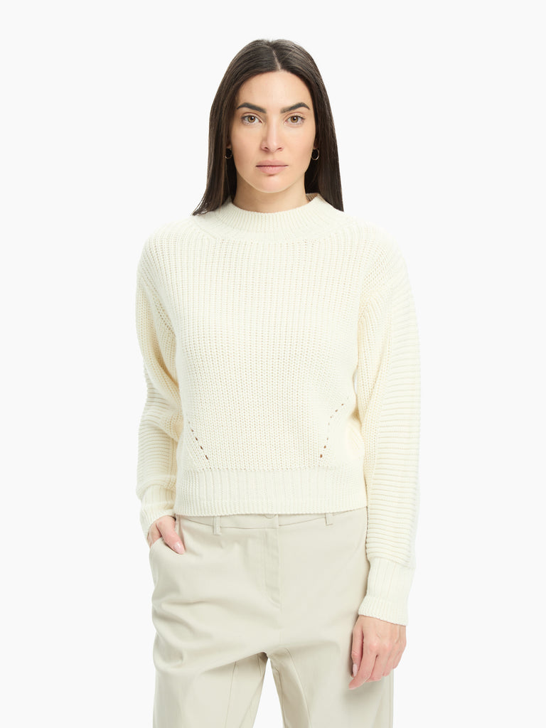 IXOS Pullover in maglia compatta BIANCO