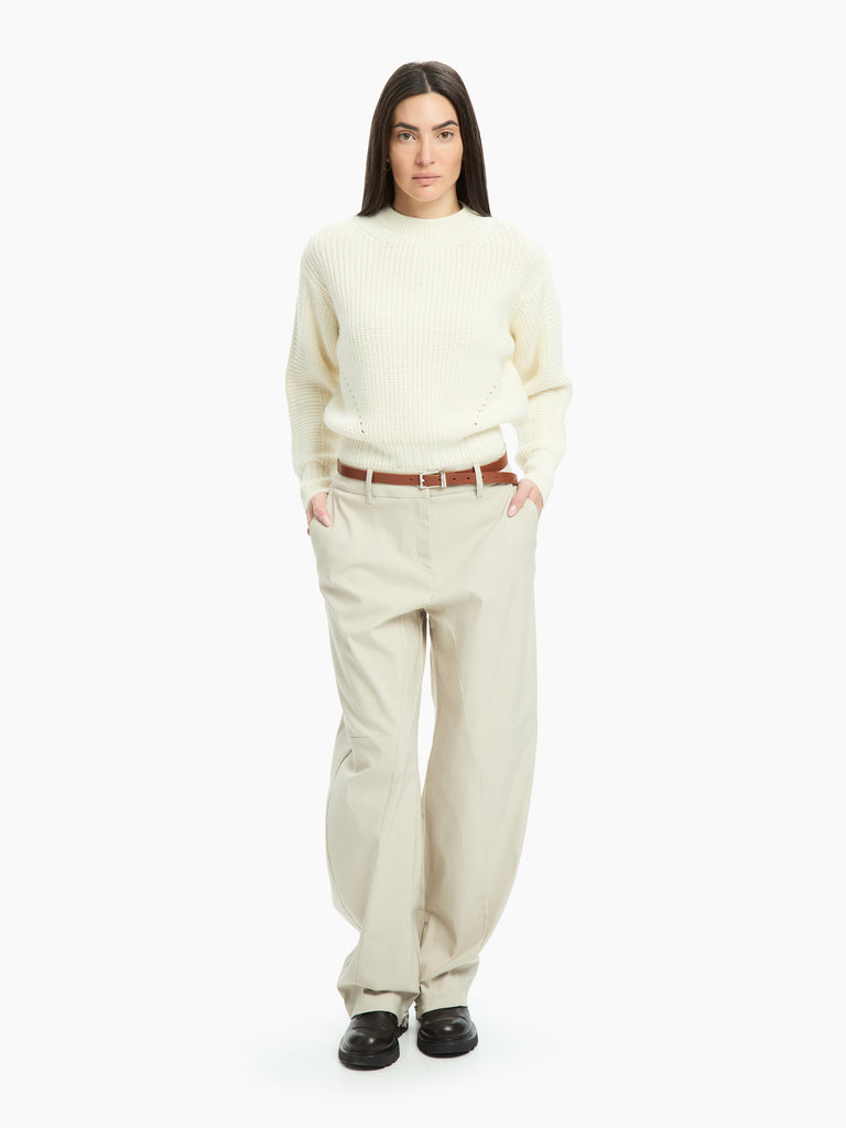 IXOS Pullover in maglia compatta BIANCO