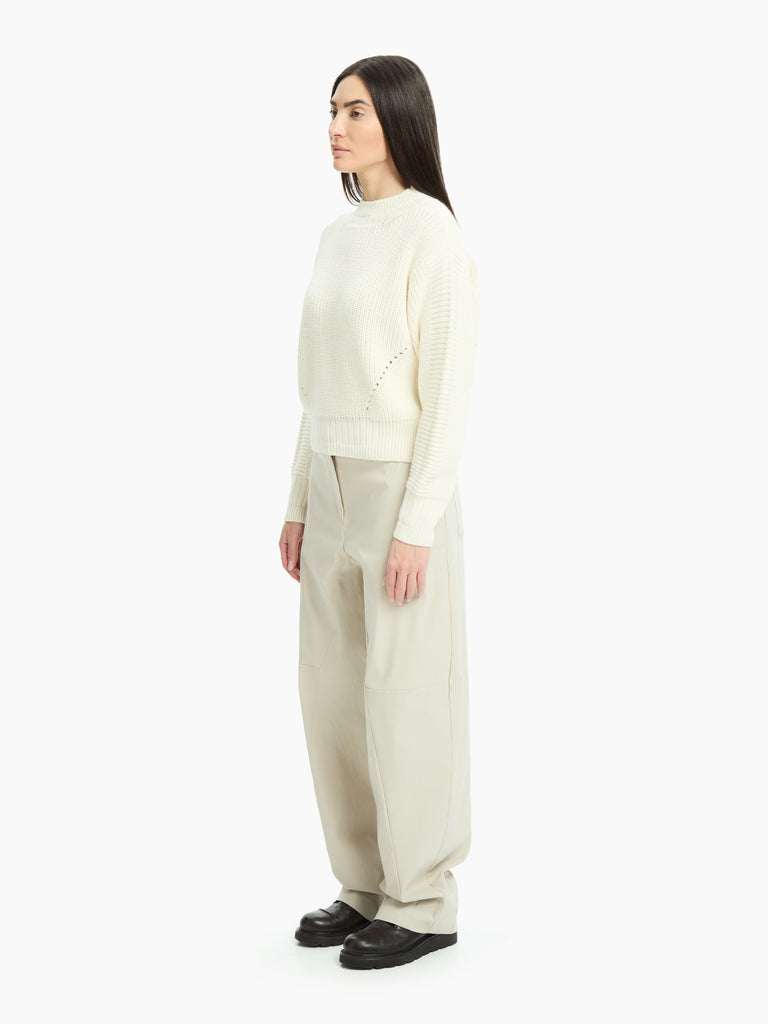IXOS Pullover in maglia compatta BIANCO