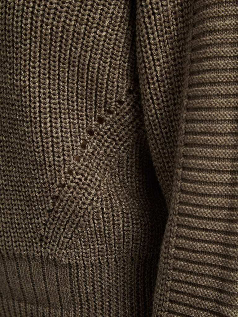 IXOS Pullover in maglia compatta MARRONE