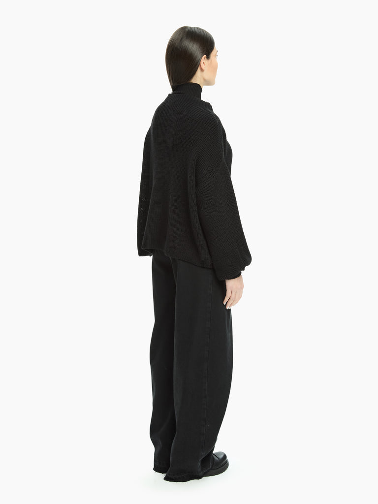 IXOS Maglia con spacco frontale NERO