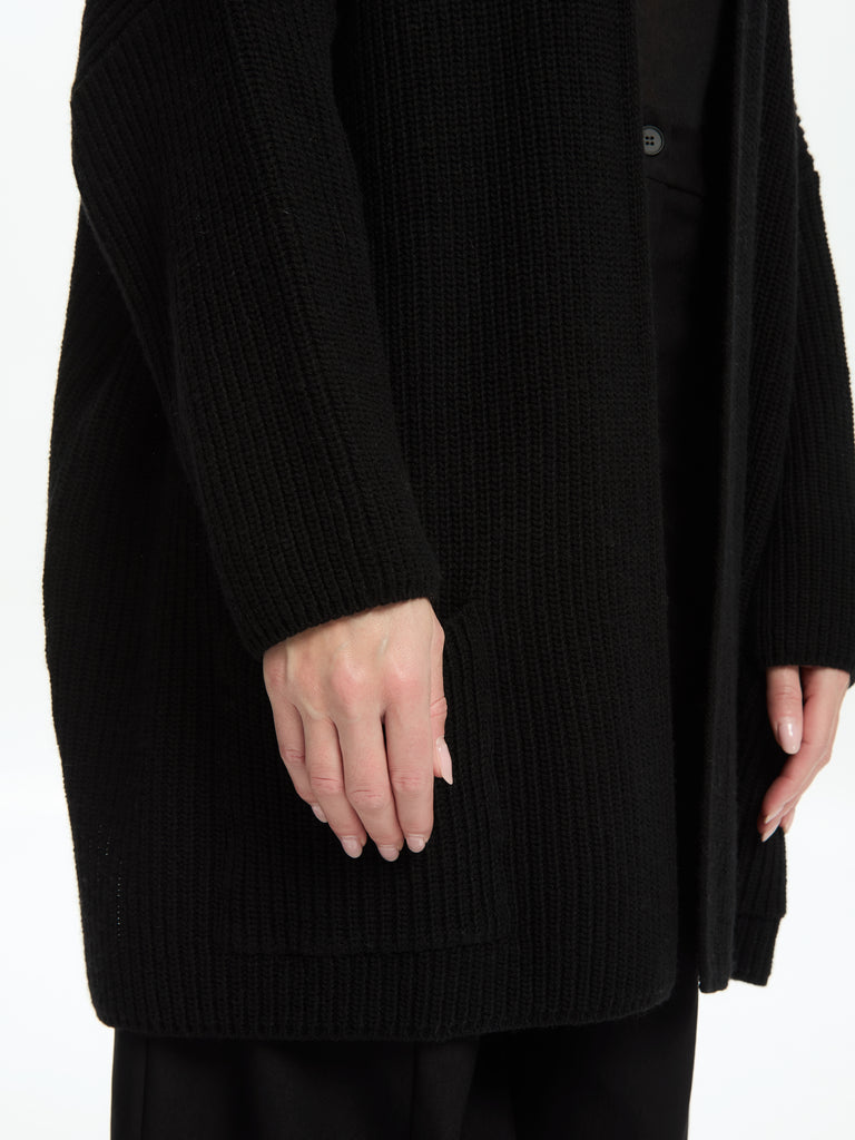 IXOS Cardigan in maglia misto viscosa NERO