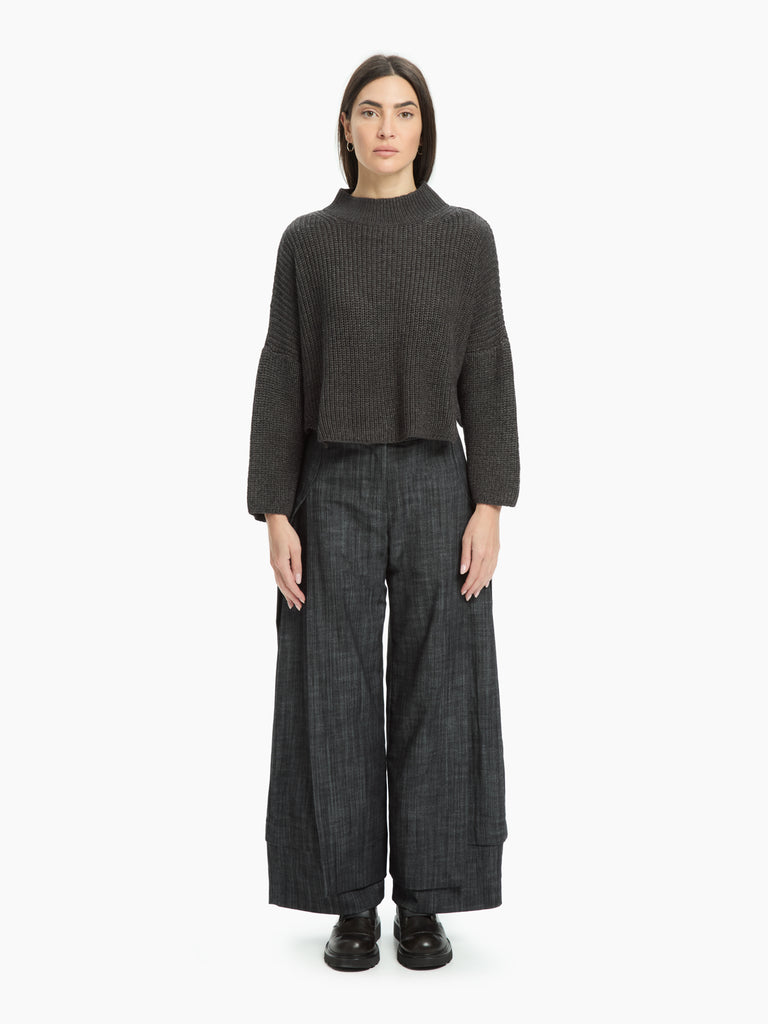 IXOS Maglia con collo a cratere GRIGIO