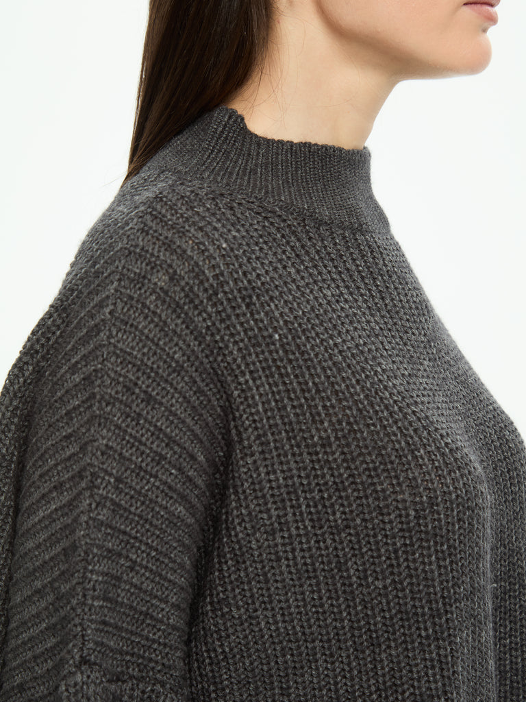 IXOS Maglia con collo a cratere GRIGIO