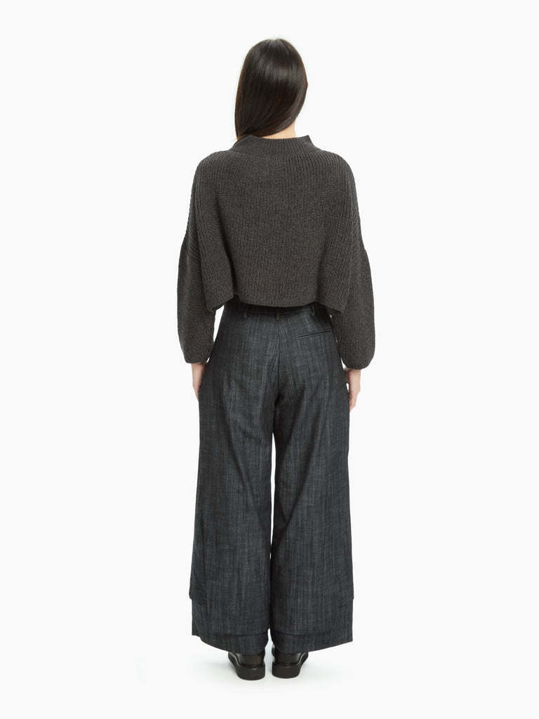 IXOS Maglia con collo a cratere GRIGIO