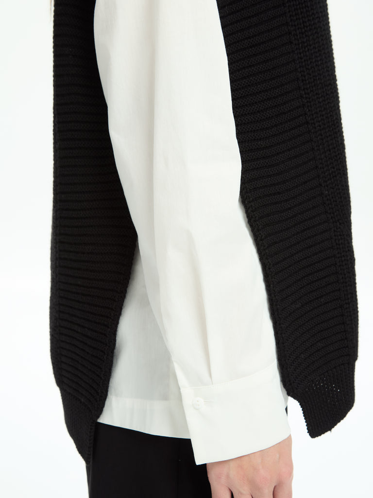 IXOS Gilet in maglia strutturata NERO