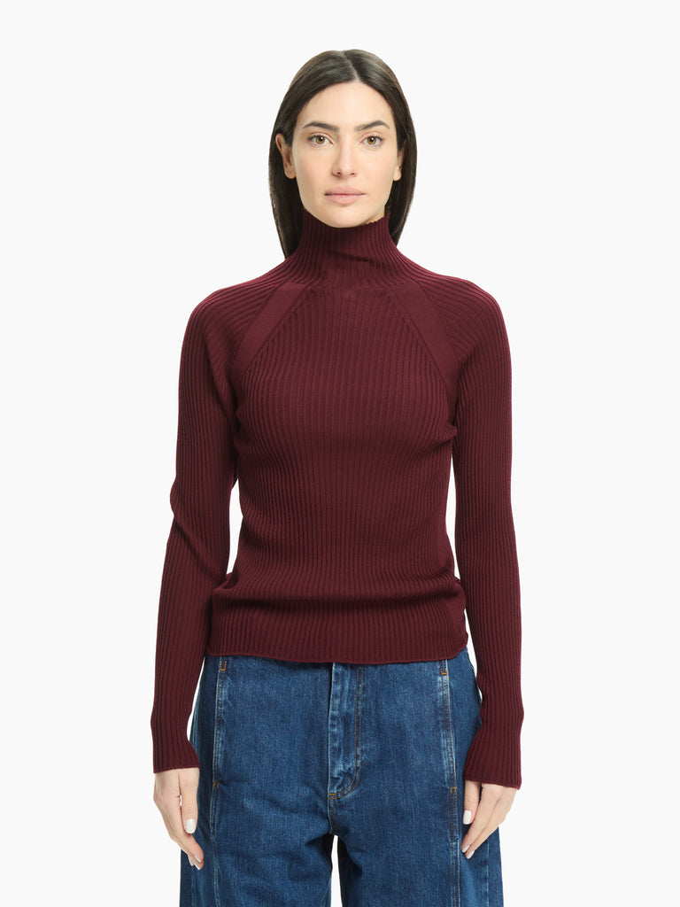 IXOS Maglia a coste BEIGE