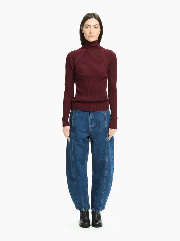 IXOS Maglia a coste BEIGE